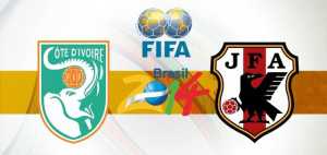 Prediksi Skor Bola Pantai Gading vs Jepang 15 Juni 2014