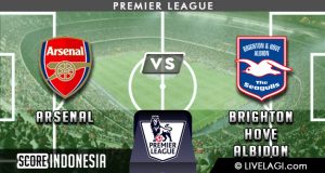 Prediksi Arsenal vs Brighton & Hove Albion